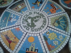 Meols Park Mosaic in the making!