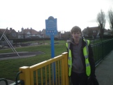 Matthew is doing a litter pick in Meols Park for his Silver Duke of Edinburgh Award